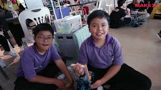 2024 MakeX Robotics Competition  Thailand Point Race 3 [upl. by Ahsiuq]