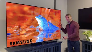 Samsung 77quot S95C QDOLED 4K TV Hands On [upl. by Hoxie]