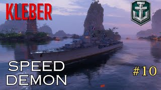 Kleber  most engaging  zoom and boom destroyer   World of Warships wows [upl. by Ettenuj614]