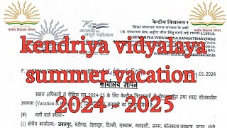 kv summer vacationkv holidays202425 kv new holiday list kv holidays list kv vacation schedule [upl. by Harraf]