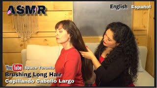 ASMR│Brushing Long Hair │Cepillando Cabello Largo ❤️ [upl. by Aikrehs]