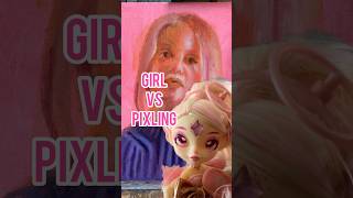 Can I Paint a Girl as a Magic Mixie Doll Realism vs Fantasy dolls halloween painting [upl. by Anirual]