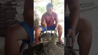 molmol gumagawa ng hollow blocks shortvideo foryouviral foryou construction hollowblocks diy [upl. by Silevi]