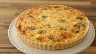 Spinach and cheese Quiche Recipe [upl. by Beutner]