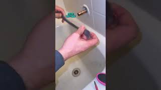 How to fix a tub that leaks when you’re showering fyp plumbing handyman [upl. by Ainesey]