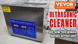 Vevor Digital Ultrasonic Cleaner  Review and Testing [upl. by Winnifred]