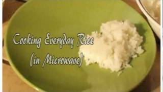 How To Cook Rice In a Microwave  Bengali Home Cooking [upl. by Toh]