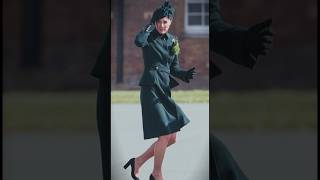 Catherine Joins Her Husband William Every St Patricks Day to Give Shamrocks to the Irish Guards [upl. by Gregson]