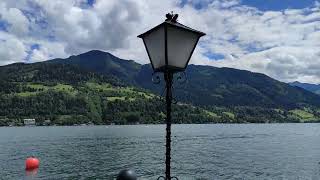 Schifffahrt Strand Bad Strandbad Boot Stadt Zell am Zeller See Pinzgau Salzburg Österreich [upl. by Etan]