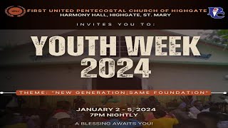 YOUTH WEEK 2024  January 3 2024 [upl. by Eidolem]