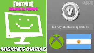 SOLUCIONARON ERROR DE MISIONES DIARIAS EN SALVAR EL MUNDO  ERROR COMPRAR PAVOS EN XBOX ARGENTINA [upl. by Yadsendew]