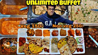 Unlimited Buffet Veg 150 amp Non Veg 250 with 13 Items [upl. by Winthrop]