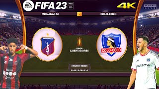 Monagas SC Vs Colo Colo  Copa Libertadores Next Gen PS5 Series X 4k [upl. by Luanni]