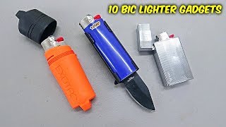 10 Bic Lighter Gadgets You Didnt Know Existed [upl. by Yhpos]