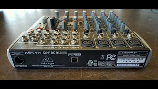 CONSOLA BEHRINGER QX1202USB UNBOXING Y CONFIGURACION 4K [upl. by Anika]