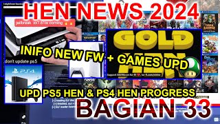 UPD PS4 HEN amp PS HEN PS5 NEWS FW 200 761  bagian33 [upl. by Sanfo]