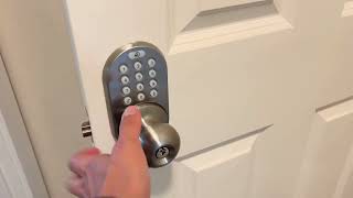 MiLocks TKK 02OB Digital Door Knob Handle Lock with Electronic Keypad Review [upl. by Ever336]