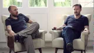 KARL PILKINGTON AND RICKY GERVAIS INTERVIEW 2012  VERY FUNNY [upl. by Hasila]