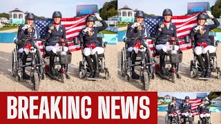 U S Paralympic Dressage Team Earns Historic Gold in Team Final at Paris 2024 Paralympic Games [upl. by Carothers]