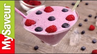 Smoothie aux fruits rouges [upl. by Kaela791]