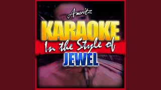 Stand In the Style of Jewel Karaoke Version [upl. by Aspasia]