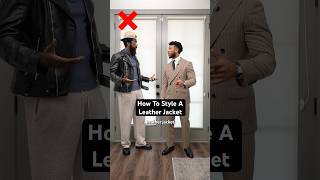 How To Style A Leather Jacket w ​⁠MrrLittle [upl. by Cohin262]