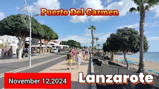 12112024 Puerto Del Carmen Lanzarote [upl. by Smailliw]