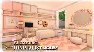 BLOXBURG  20K MINIMALIST HOUSE  bloxburg house build [upl. by Dust]