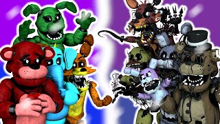 FNaF VHS FNAF Smiling Critters vs Creepy Animatronics [upl. by Aniram]