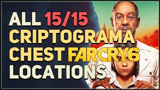 All 15 Criptograma Chest Locations Far Cry 6 [upl. by Aitrop685]