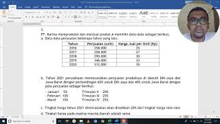 QampA 4  Penggunaan Metode Least Square dalam Ramalan Penjualan [upl. by Tenej849]