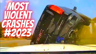 Unbelievable 2023 Car Crashes Shocking Dashcam Footage You Cant Miss [upl. by Farrel]