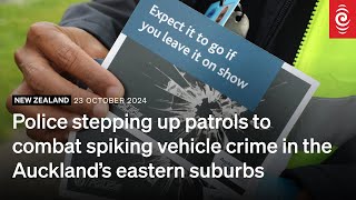 Police stepping up patrols to combat spiking vehicle crime in Aucklands eastern suburbs  RNZ [upl. by Annayad]