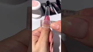 Polygel Nails Tutorial  winter edition [upl. by Vasta]