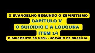 O EVANGELHO SEGUNDO O ESPIRITISMO CAPÍTULO V O SUICÍDIO E A LOUCURA ÍTEM 1 [upl. by Novel679]