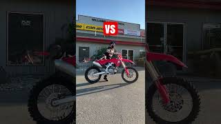 2025 Honda CRF 50 vs 450R  What Do YOU Ride honda [upl. by Porter]