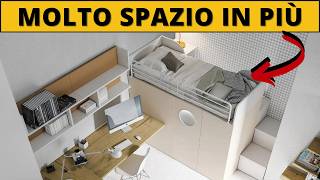 Camera da Letto Piccola 7 Idee GENIALI per Recuperare Spazio [upl. by Jasmina515]