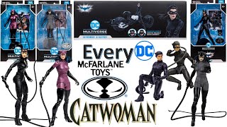 Every DC Multiverse McFarlane Toys Catwoman Comparison List [upl. by Rodge]