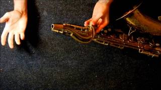 Repairmans Overview Martin quotThe MartinquotCommittee III tenor saxophone [upl. by Gintz]