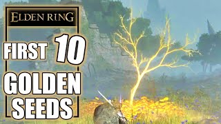 Elden Ring  First 10 Golden Seed Locations [upl. by Georgianna]