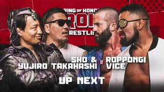 SHO amp Yujiro Takahashi vs Roppongi Vice  ROH 20230629 [upl. by Lseil429]