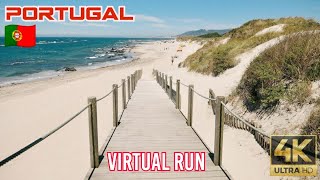 Virtual Run Beach  Portuguese Coast  Treadmill Workout 063 [upl. by Grae219]