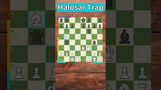 Halosar Trap checkmate ♟️chess chessgame chesscom chesscom [upl. by Lynnette]