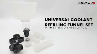 High Quality Coolant Refill Funnel Set with a Universal Adapter [upl. by Bald]