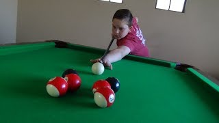 Pool Trick Shots 4  Kid Magic [upl. by Gwenette]