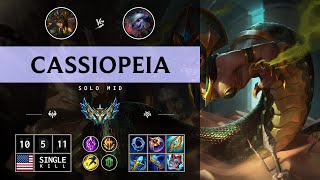 Cassiopeia Mid vs Tristana  NA Challenger Patch 1412 [upl. by Bohannon]