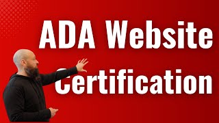 ADA Website Compliance Certification [upl. by Baese]