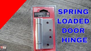 How to install a Spring Loaded Door Hinge [upl. by Larimore]