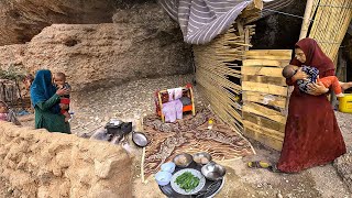 Preparation of traditional meatballs by the nomadic family [upl. by Oile284]