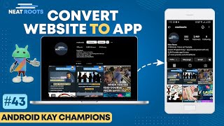 Convert Website into Android App  Web View Online [upl. by Damalus671]